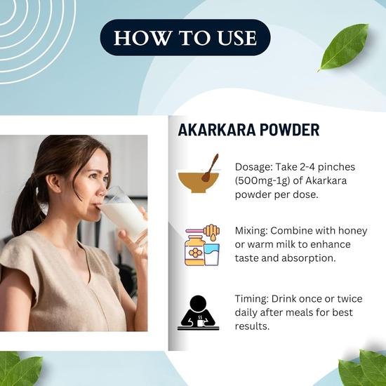 BIRJU MAHAVIR 200 Gr Akarkara Powder - Anacyclus Pyrethrum Pellitory Root Powder, Natural (BMPL-521)