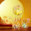 Chinese Style Festival Lantern Transparent Handmade Lanterns Portable Mid-Autumn Lantern Kids Gift