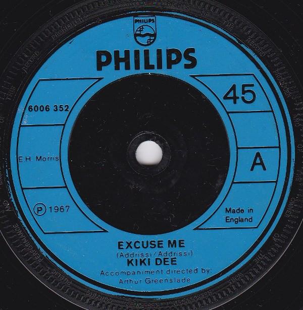 7-дюймовая пластинка KIKI DEE Excuse Me 6006352 Philips UK SoulFunk Б/у