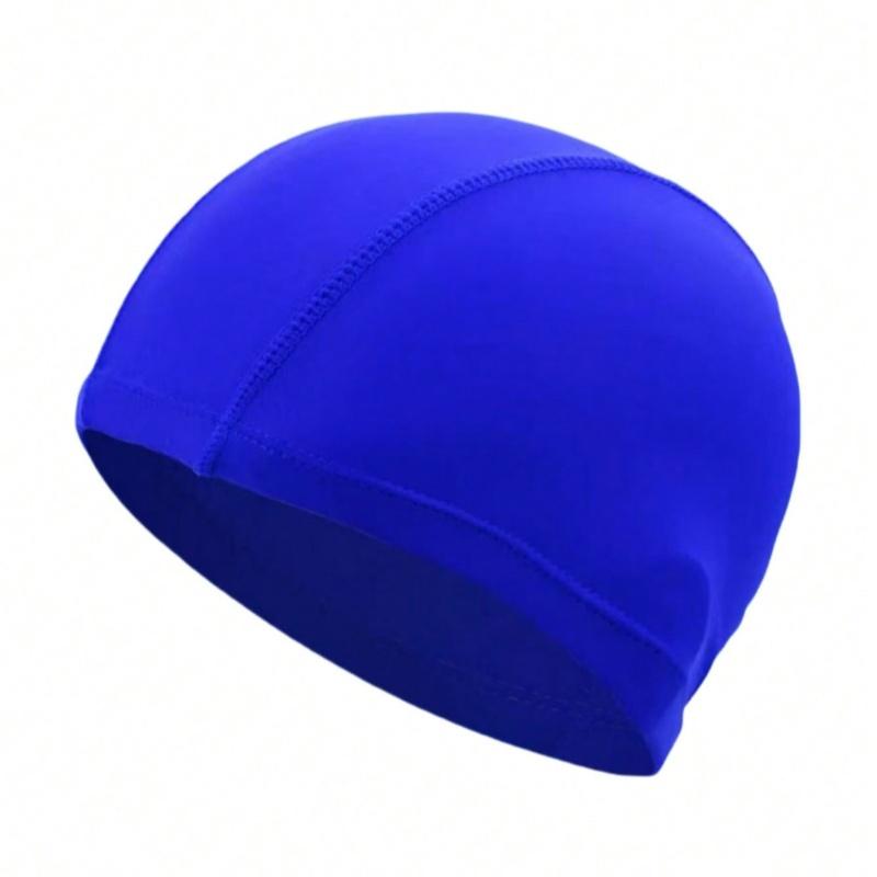 Concise Male Swimming Cap High Elasticity Comfor Breath Adult Universal Solid Color Swimming Cap Quick-drying Man Bathing Caps