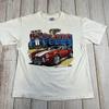 Винтажная футболка Ford Cobra 427 Мужская Размер L Белый Hanes США Графика Muscle Car 90-е Футболка Унисекс