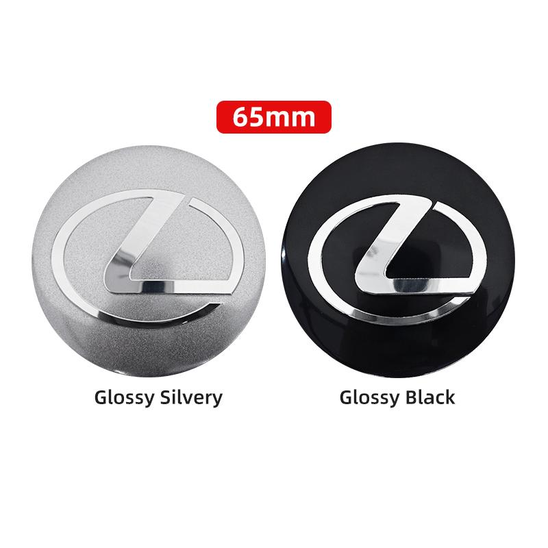 3D 4pcs 56mm 60mm 65mm Car Wheel Center Hub Cap Stickers Decal For Lexus GS IS LS500h ES260 ES300h RX350h NX260 UX260  LM LC