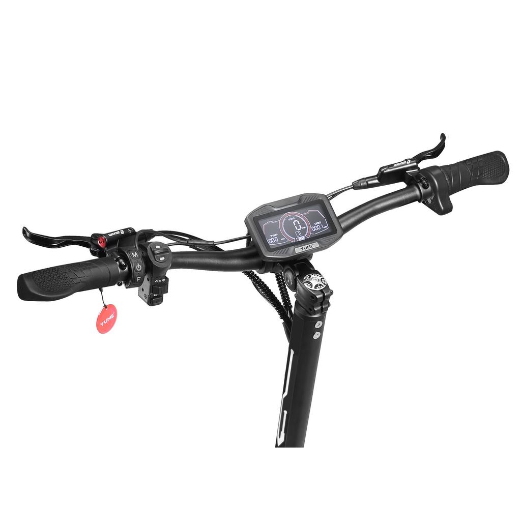 Электросамокат YUME Raptor высокой мощности, два двигателя по 3000 Вт, аккумулятор 60 В 27 Ач, запас хода 90 км, 11-дюймовые шины, гидравлические тормоза, два порта для зарядки