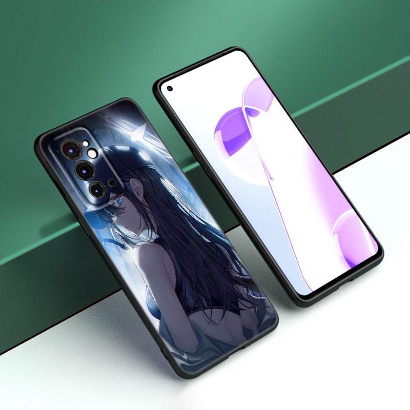 Blue Archive Game Black Silicone Phone Case For OnePlus 9 10 11 12 ACE 2V Pro 9RT 10T 10R Nord CE 2 3 Lite N10 N20 N30 5G