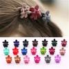 New Fashion Toddler Hair Claw Cute Candy Color Flower Chin Clip Children Hair Clip Accessories Korea New