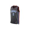 Быстросохнущая майка из джерси NBA с принтом City Edition 2022-23 Season Thunder - Shai Gilgeous-Alexander #2 унисекс Джерси, черная DO9604-060