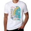 Puerto De Mazarron Tourist Map Tshirt Big And Tall Casual Tshirt