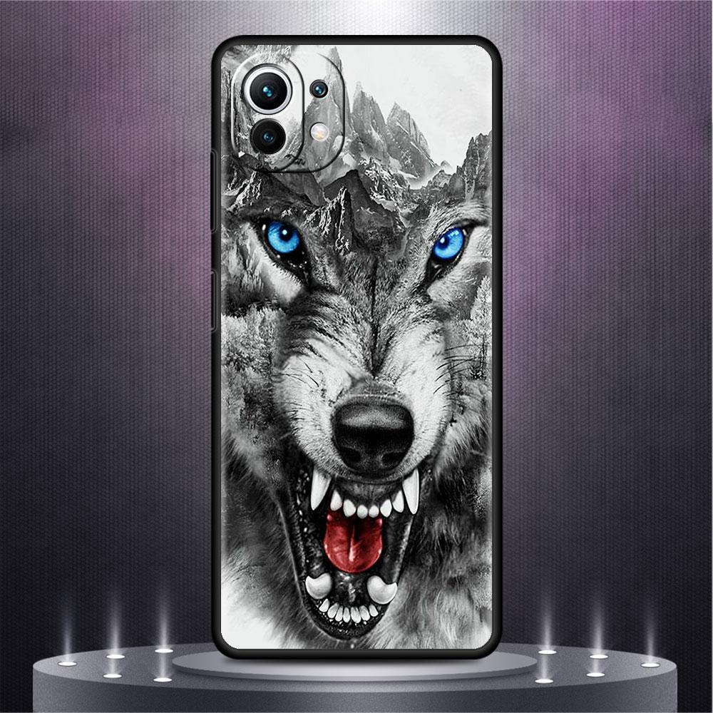 Чехол для Xiaomi Mi Poco X3 NFC M4 F3 C40 11 11T 10T Pro 12 9T 9 10 Lite, мягкий чехол на заднюю панель телефона с изображением волка, собаки, кошки, птицы, льва, тигра