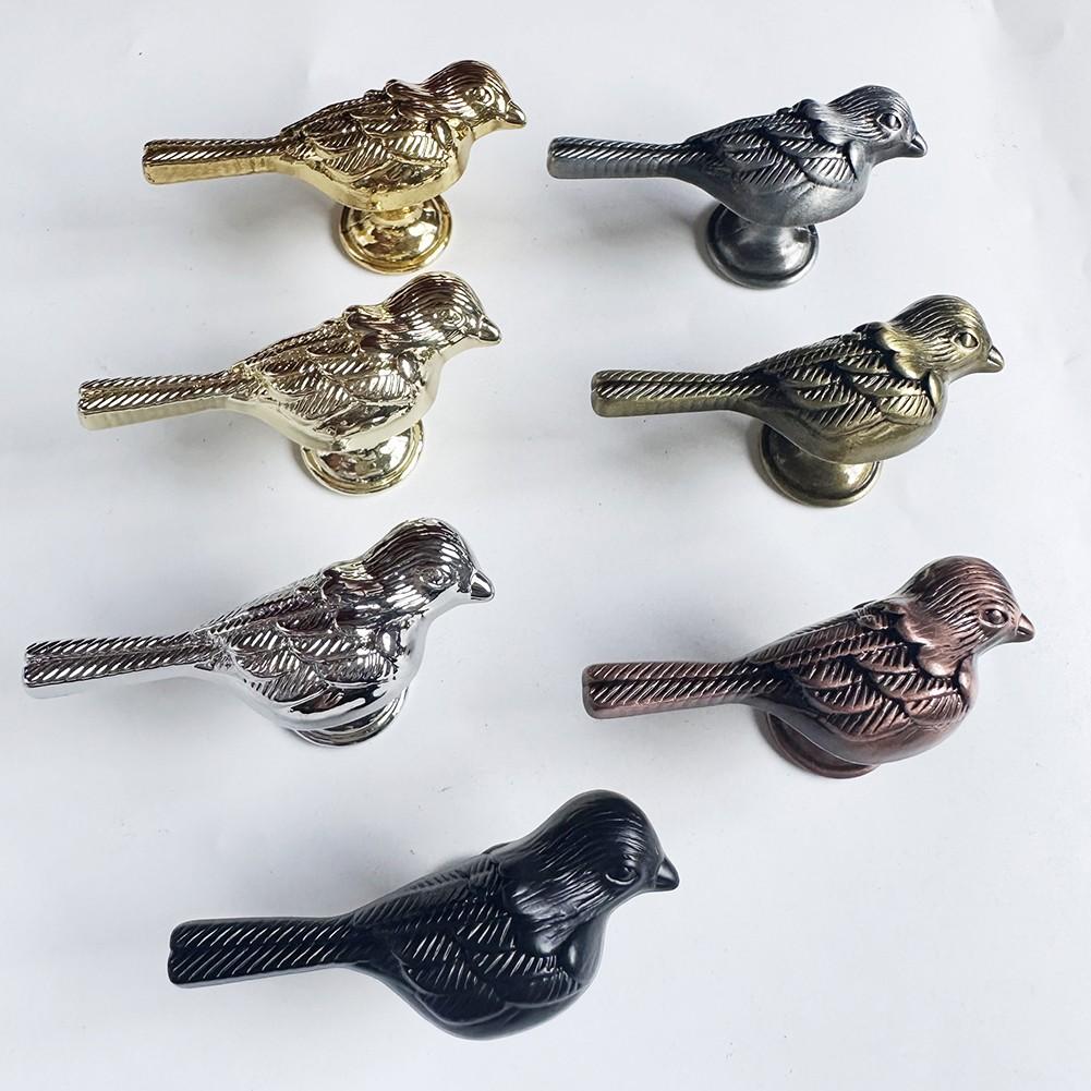 Bird Shaped Handle Drawer Pulls Zinc Alloy Knobs Everyday Use