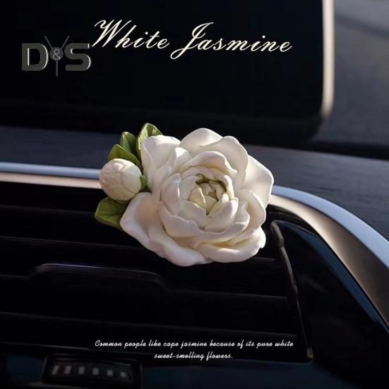 Jasmine Car Perfume Elegant Aromatherapy Easy Installation Car Aromatherapy for Inner Air Conditioned Air Outlet