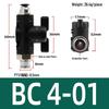 Pneumatic Hand Valve Set with Quick-Plug Connectors BUC 4/6/8/10mm