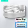 Эргономичная беспроводная Bluetooth-клавиатура Logitech Wave Keys