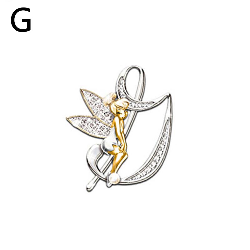 1PC Fashion Brooches Alphabet A-Z Corsage Handmade Gift Exquisite Jewelry Accessories KTY