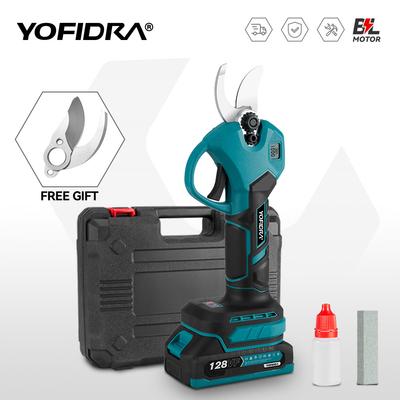 21В Бесщеточный Электрический Секатор Ножницы Цифровой дисплей Аккумуляторный Обрезка Фруктовых Деревьев Бонсай 2 Скорости Электрические Ножницы Для Аккумулятора Makita