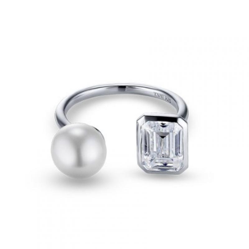 Tani By mineTani Modern Pearl Duo Ring Ms4r002q