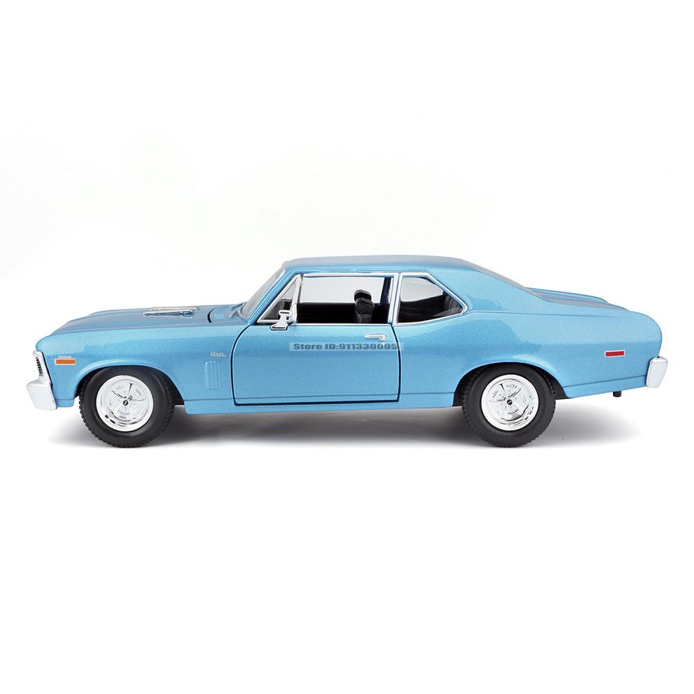 Майсто 1:24 1970 Chevrolet NOVA SS литая модель автомобиля литье под давлением статичная точная модель коллекция подарок игрушка модная игрушка