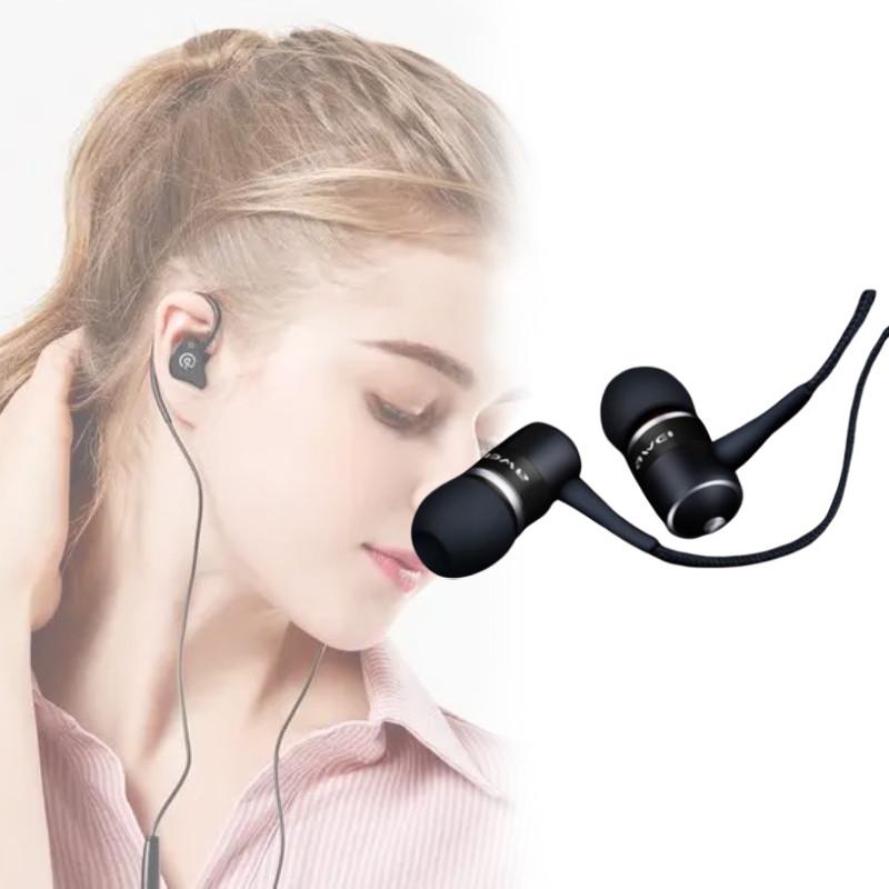 Для телефонов MP3-плееров Наушники Awei Q3 Премиум-качества Супербас Шумоизолирующие наушники