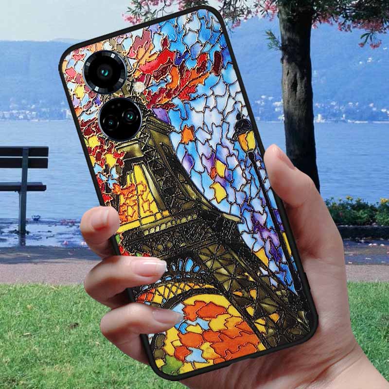 Чехол для Tecno Camon 19 Camon19 Neo 3D Рельефный Тисненый Чехол для Телефона Для Tecno Camon 19 Pro 4G 5G Neo Мягкий Силикон Мультяшный