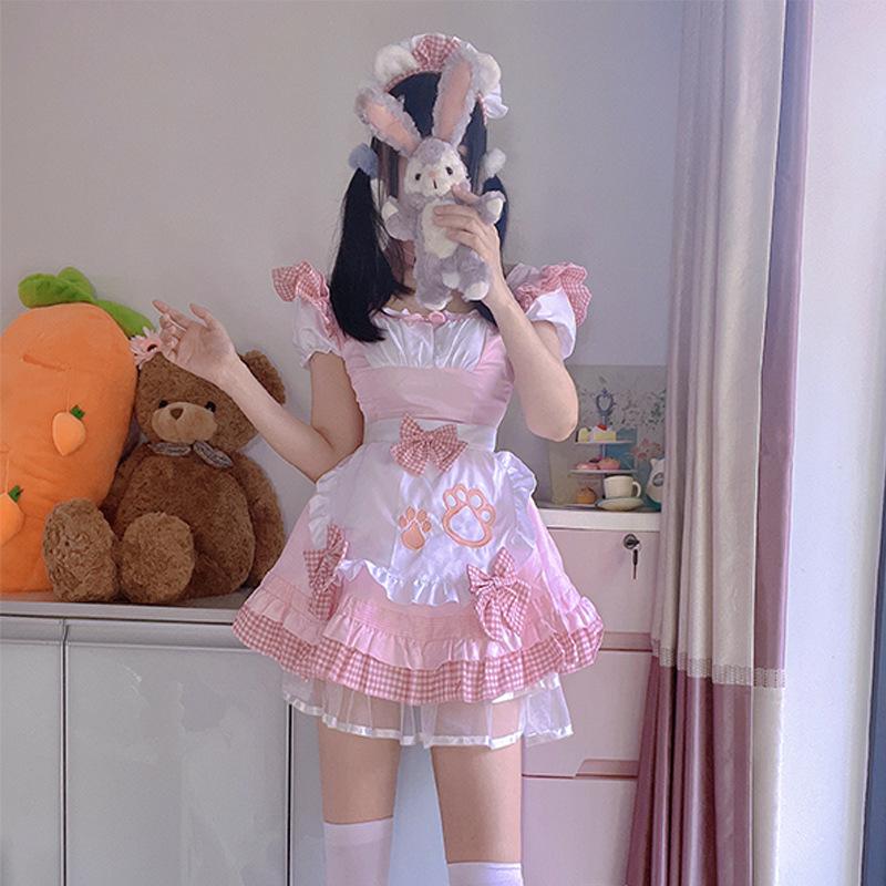 Japanese maid outfit sweet kitten wild maid cosplay cute soft girl two-dimensional jumpsuit