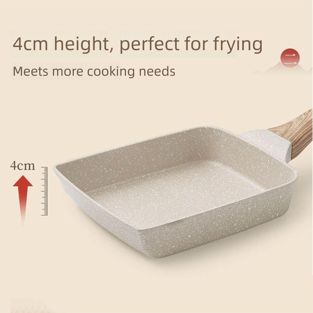 Nonstick Coating Steak Frying Pan Flat Surface Griddle Pan Thickened Nonstick Flat Pan Cooker
