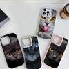 LZ3 черный кот зеленые глаза мягкий чехол для телефона Samsung S24 Ultra S23 Plus S21 FE A16 A54 A52 A06 Infinix Hot 40 30i защита объектива противоударный чехол