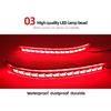 For KIA Pegas Soluto 2017 2018 2019 2020 2021 2022 2023 LED Rear Bumper Light Rear Fog Lamp turn signal Brake Light Reflector