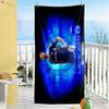 Torres Blue Action Beach Towel Super Soft Microfiber Quickdry Fabric Comfortable Lightweight Suitable for Swimming, Gym, Camping, Yoga Vacation