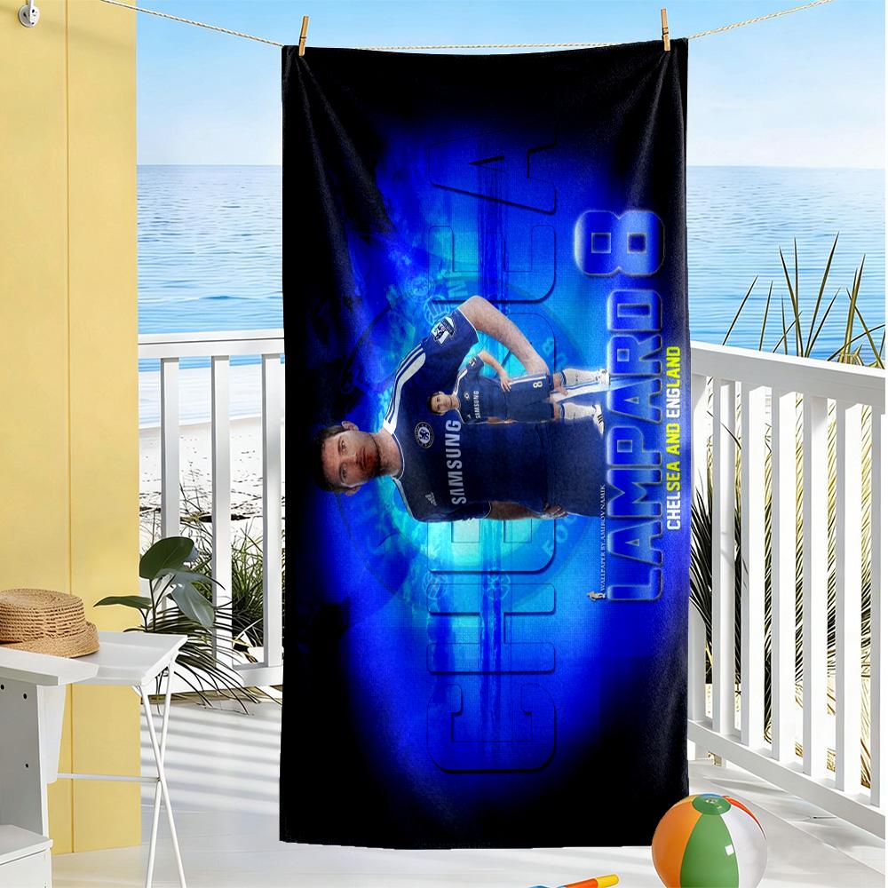 Torres Blue Action Beach Towel Super Soft Microfiber Quickdry Fabric Comfortable Lightweight Suitable for Swimming, Gym, Camping, Yoga Vacation