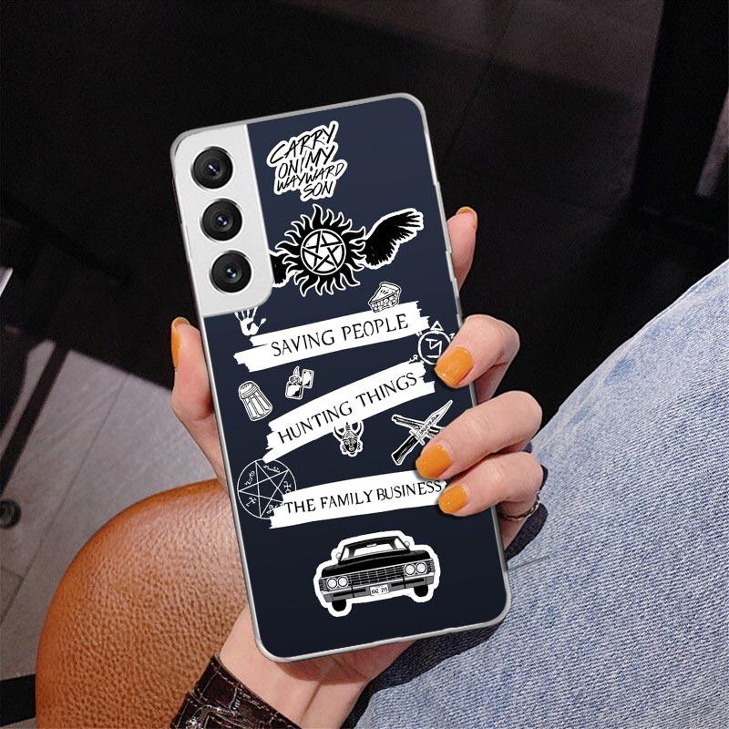 Babaite Supernatural SPN Dean And Sam Phone Case For Samsung Galaxy S24 S25 Edge S26 Ultra S23 S22 S21 Plus S20 FE + Personalize