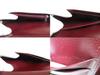 Подлинный кошелек Cartier Must de Cartier из бордовой кожи, бифолд, длинный #a590  Отреставрированный