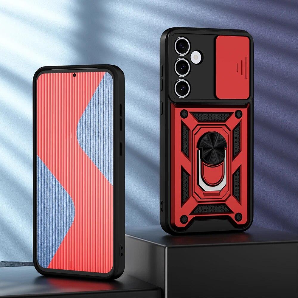 KEYSION Противоударный чехол для Samsung A55 5G A35 A25 A15 4G, защитное кольцо для камеры, чехол-подставка для телефона Galaxy A35 A55 A25