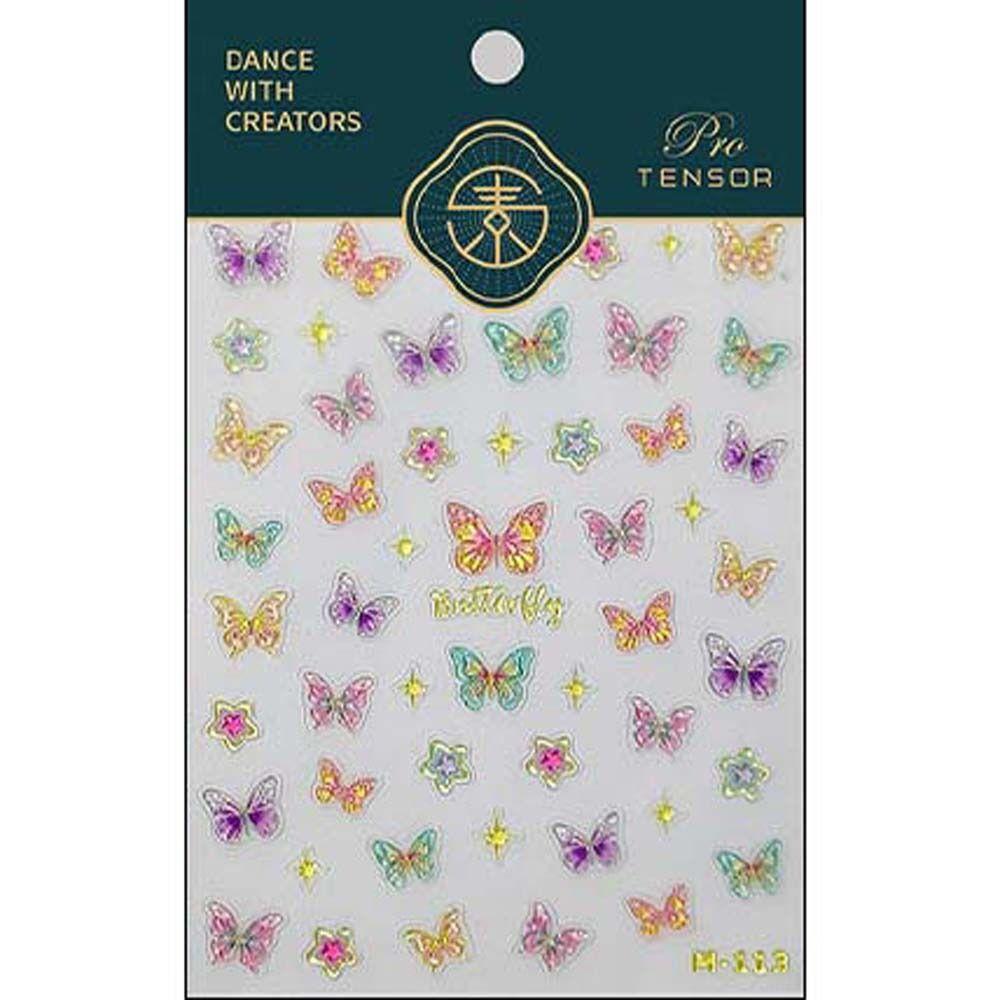 Love Heart Jelly Cartoon Nail Stickers Smile Pattern Jelly Bear Nail Decals Colorful   Girls