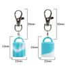 Practical Silicone Keychain Cap lip gloss accessories Portable Durable Holder Keychain Compatible For  Lipstick Storage Cap