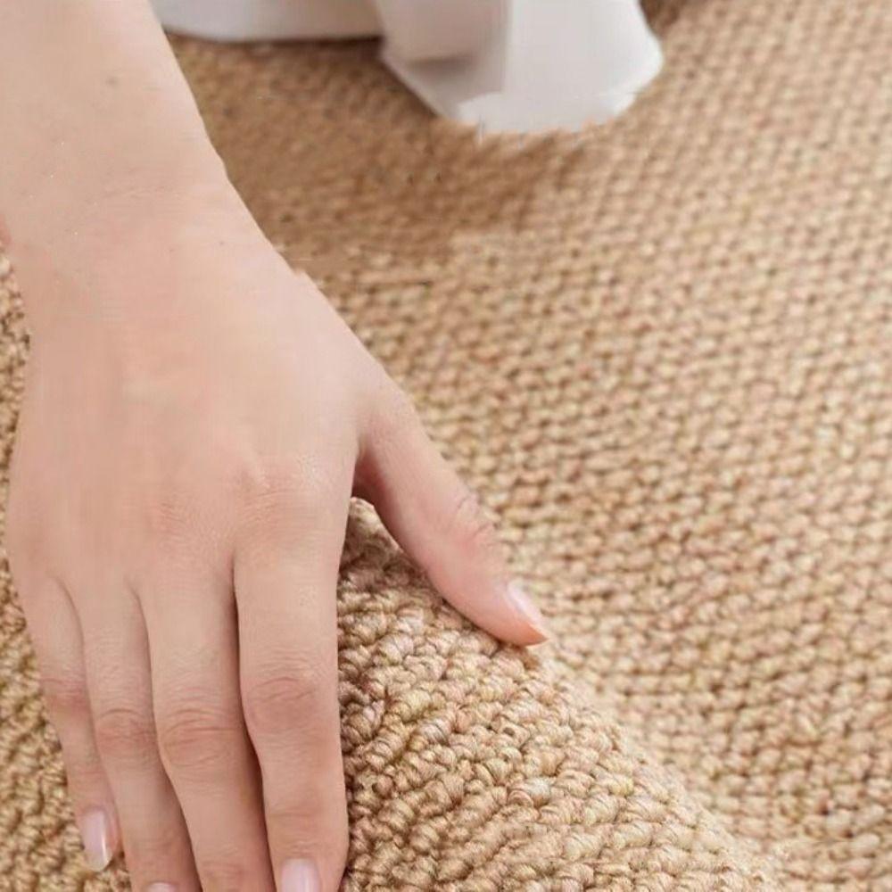 Мягкий кухонный коврик Длинный ковер Простой льняной плетеный коврик для ванной Кухонные принадлежности