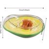 Wear-resistant Avocado Dog Slow Feeder Spill Proof Dog Training Toy  Relieve Boredom