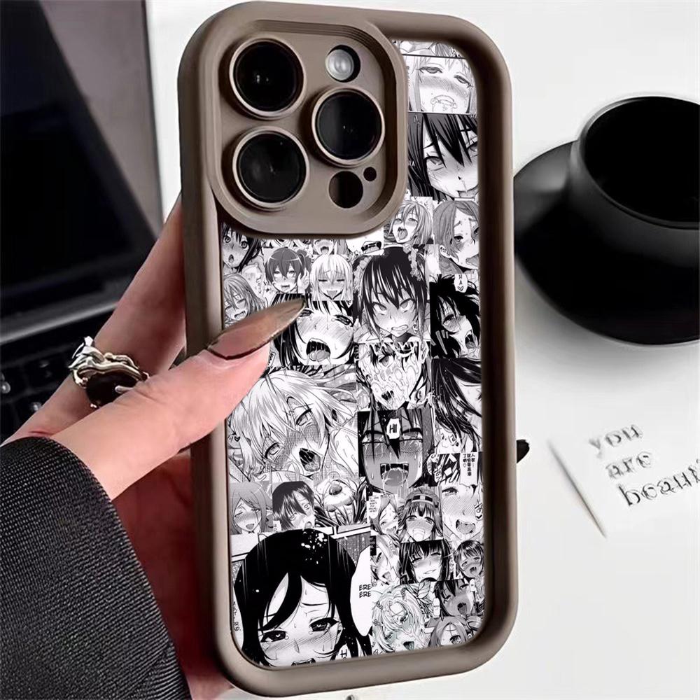 Ae81 хентай Harajuku аниме Girl art защитные чехлы для телефонов для Xiaomi Poco X5 M6 Redmi Note 13 12 11 Pro 13C 12C A3 9 10 12S ангельские глазки задняя крышка из ТПУ
