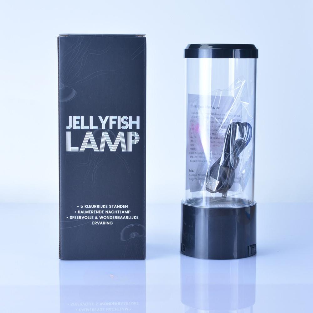 Светодиодный мини-светильник «Медуза» USB, меняющий цвет радуги, окружающий свет, креативный изысканный ночник, бесшумный настольный декоративный светильник