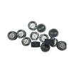 10pcs MOORI 14MM Black Professional Billiard Leather Cue Tips Set S/M/Q 8-Layer Pigskin for Pool Table Supplies