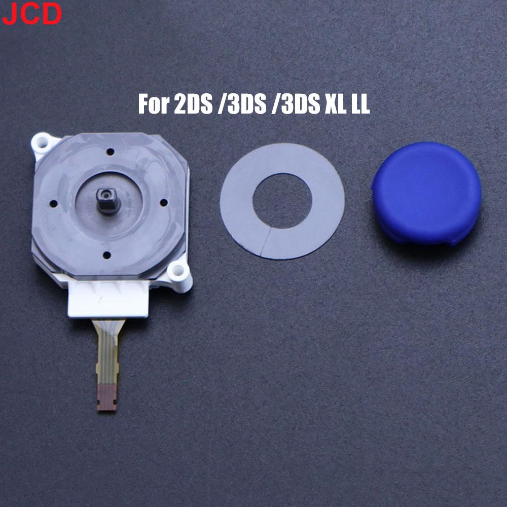 JCD 1set For 3DS 3DSXL 3DSLL Controller Analog Dust Ring PAD Rocker Stick Cap For New 2DS 3DS LLXL 3D Thumbstick Joystick Button