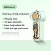 Прозрачный ручной USB-вентилятор, Мини-турбина, Карманный вентилятор, Уличный ночник, Маленький вентилятор