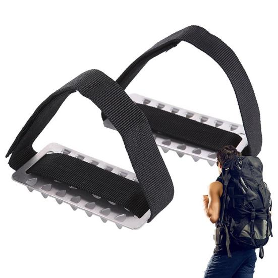 2/4/6 шт. Ледоступы для обуви Кошки с 26 стальными шипами Регулируемая ручка Зимняя ходьба Лед Снег Тяговые накладки Нескользящие Шипы для обуви Ботинок Захваты