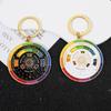 Color Wheel Spinning Color Compass Keychain Palette Palette Art Keychain  Gift for Kids