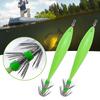 10.3CM/9.6G Luminous Squid Jig Hook Glowing Double-layer Umbrella Hook Fluorescent Cuttlefish Sleeve