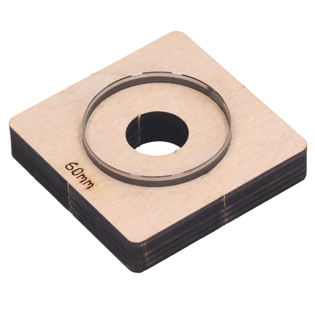 Кожаный штамп для резки диаметром 60 мм, круглая форма, полый, высокопрочный легированный стальной штамп для кожи