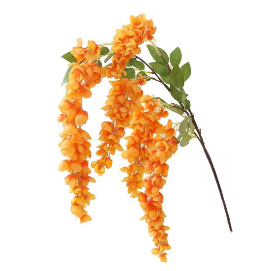 5 вилок Имитация цветочной гирлянды Яркий цвет Реалистичные лозы Реалистичная гирлянда из глицинии Свадебный букет Декор для вечеринки
