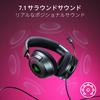 Razer Kraken V4 X Wired Gaming TriForce 40mm Drivers for Powerful and Realistic Retractable Razer HyperClear Cardioid RGB Surround Compatible with and