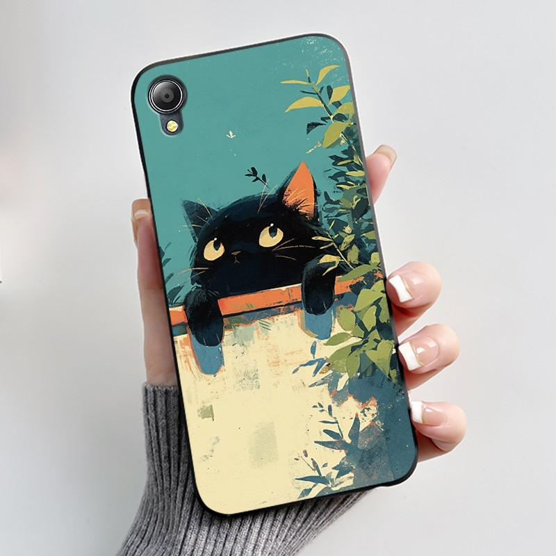 For Asus ZenFone Live (L1) ZA550KL Case Capa Cute Cartoon Printing Shell Coque Protective Cover Soft Silicone Black Phone Casing