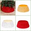 Retro Christmas Tree Surround Base Round Xmas Tree Skirt Ornament Christmas Tree Skirts  Festival