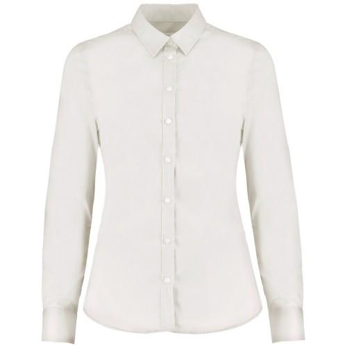 Kustom Kit Womens/Ladies Long Sleeve Tailored Stretch Oxford Shirt