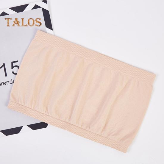 Женский невидимый бюстгальтер без бретелек с мягкой подкладкой, беспроводной противоскользящий пуш-ап, мягкий антиэкспозиционный сплошной цвет, эластичный женский бюстгальтер-бандо, женское нижнее белье